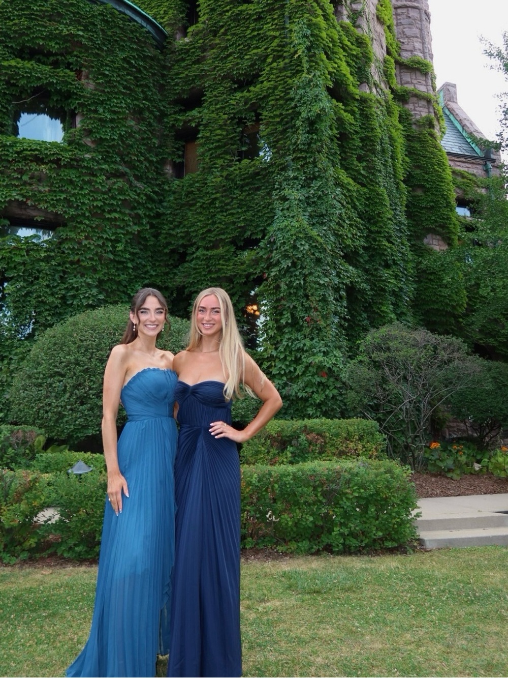 Strapless Pleated Maxi Dress - Peacock